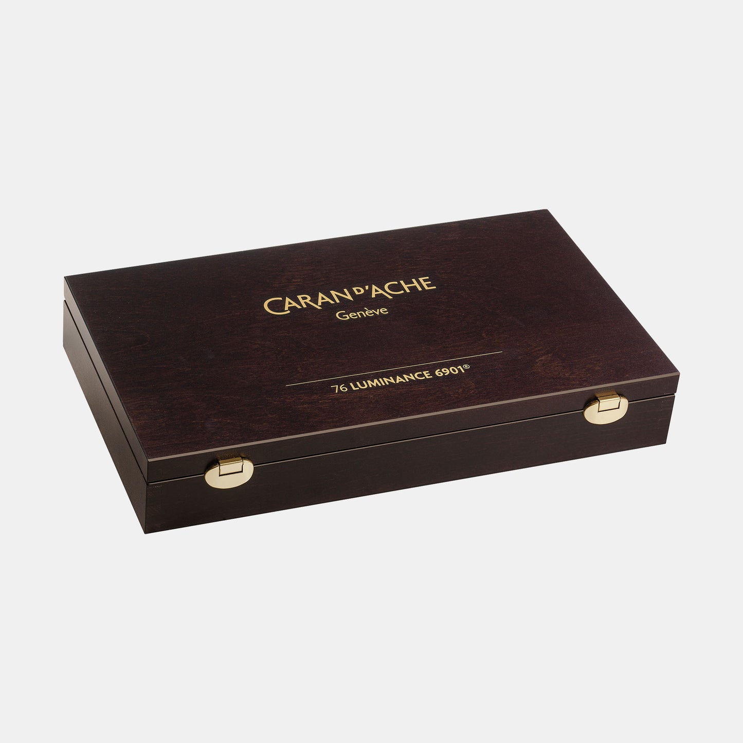 Caran d'Ache Luminance 6901® fargeblyant, 80-sett Wooden Box