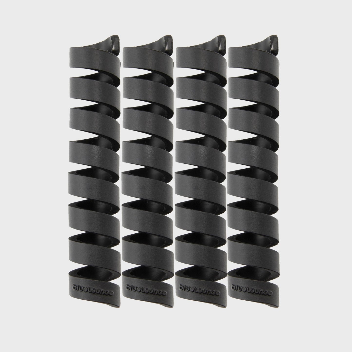 Bluelounge CableCoil, Sort (4-pakk)-Goodnotes.no
