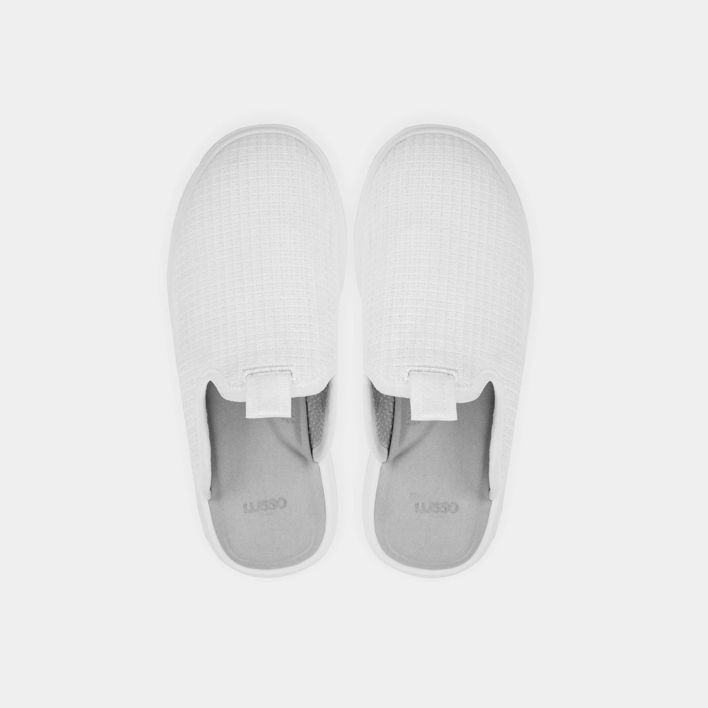 Lusso Cloud Pelli Waffle, Bright White / Lily