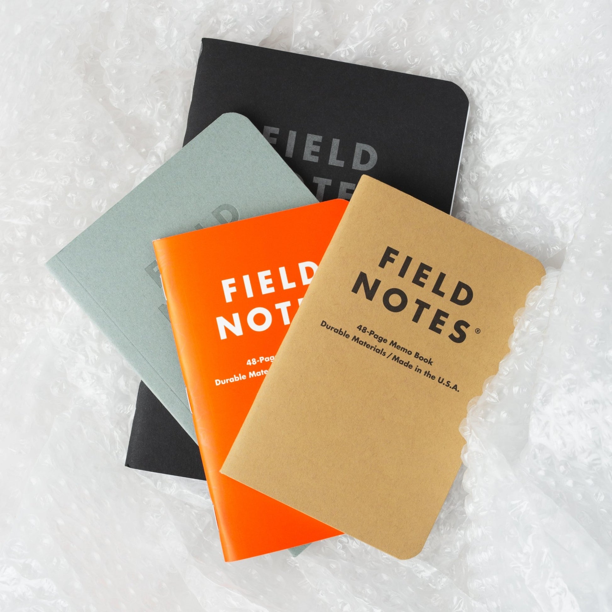 Field Notes Pitch-Black, Pocket (2-pakk)-Goodnotes.no