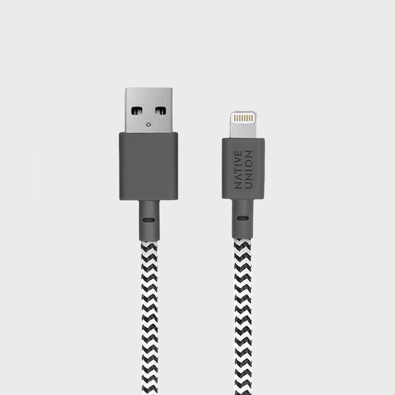 Native Union Belt Cable 1,2m (USB-A til Lightning)-Goodnotes.no