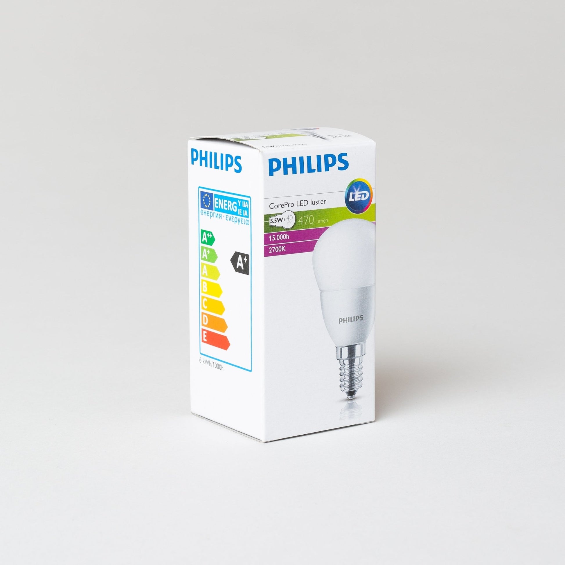 Philips CorePro LED lyspære, E14-Goodnotes.no