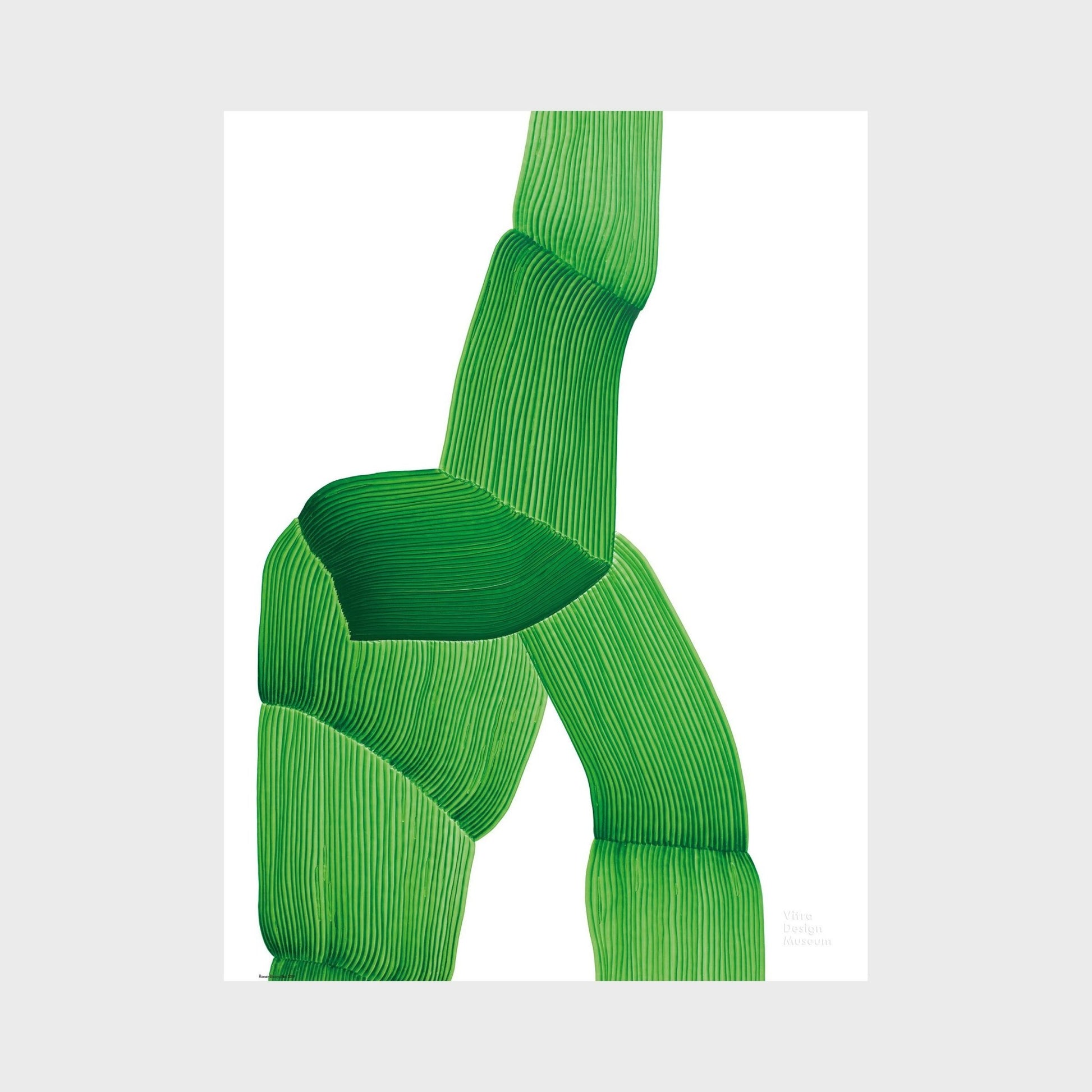 Vitra Poster Ronan Bouroullec, Drawing 2018, Green-Goodnotes.no